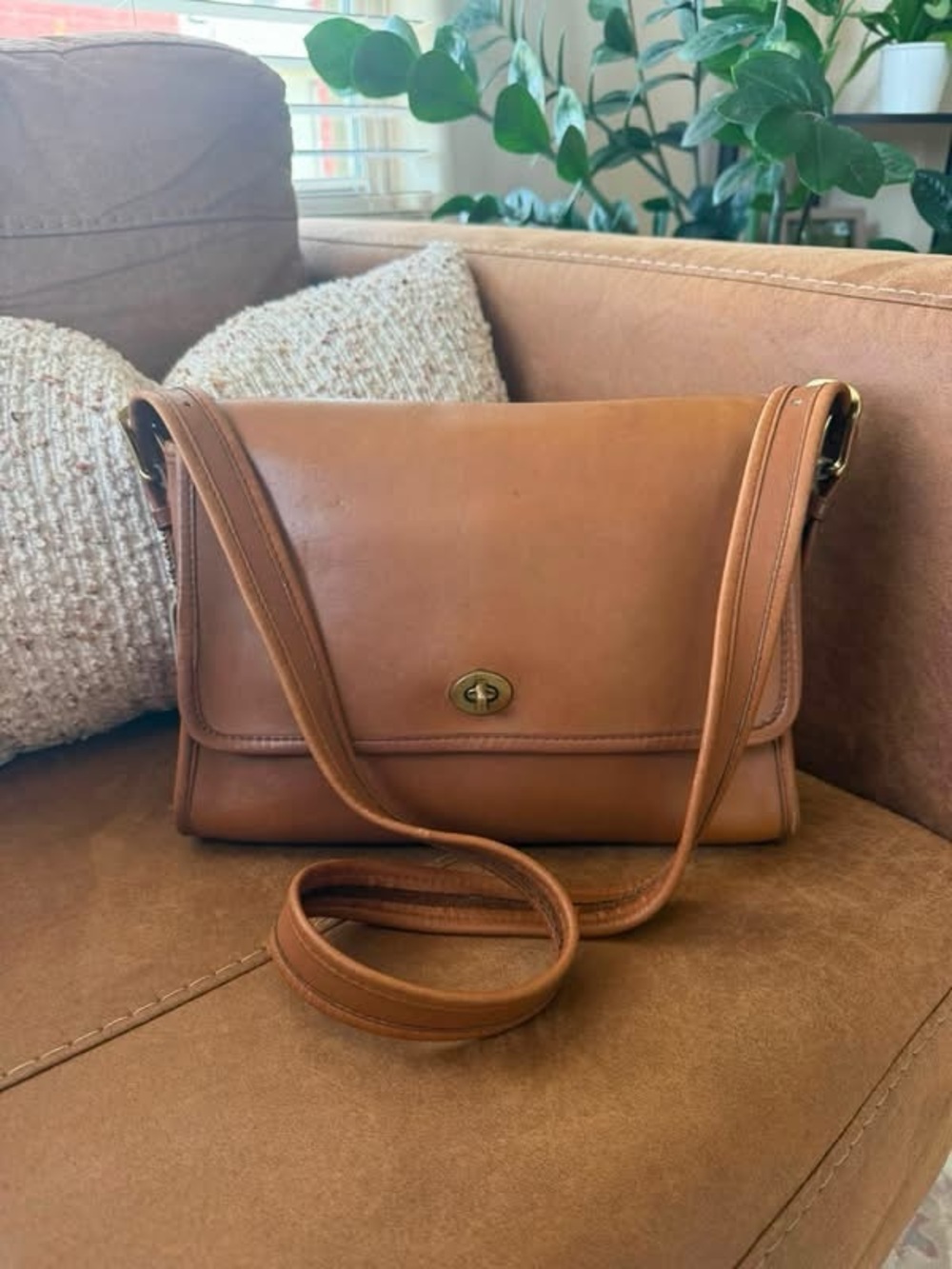 Late 80s RARE Vintage Coach Spectator Bag in Tabac Style #9795